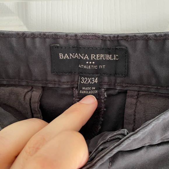MENS Banana Republic Athletic Fit Pant 32x34 - Picture 2 of 3